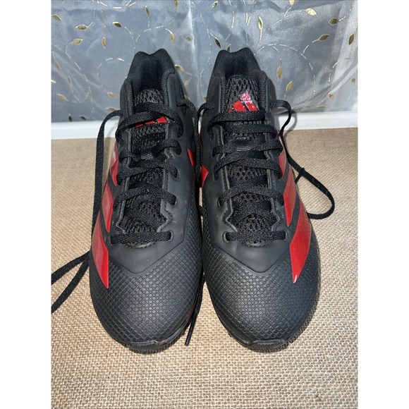 adidas Other - Adidas Mens Adizero Impact .2 MD Football Cleats Black & Red IF5102 Size 7